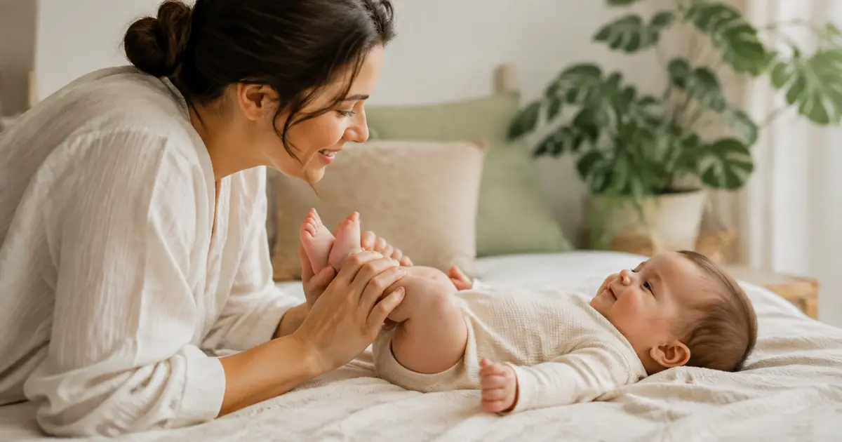 Babamasszázs és kötődés anya és kisbabája között